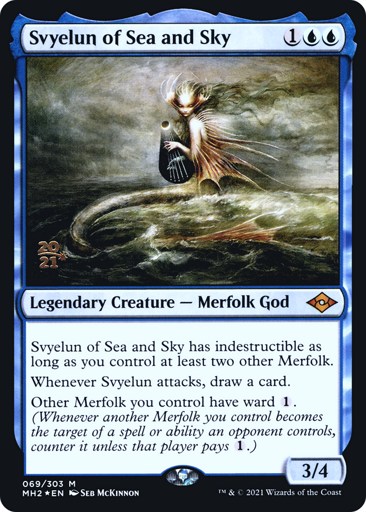 Svyelun of Sea and Sky (PRE-69S) [Modern Horizons 2 Promos] Foil