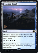 Deserted Beach (PRE-260S) [Innistrad: Midnight Hunt Promos] Foil