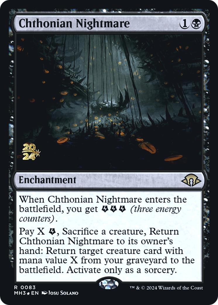 Chthonian Nightmare (PRE-83S) [Modern Horizons 3 Promos] Foil
