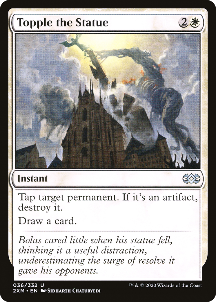 Topple the Statue (2XM-036) [Double Masters] Foil