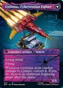 Cyclonus, the Saboteur // Cyclonus, Cybertronian Fighter (BOT-023) [Transformers]: (convertdfc, shatteredglass) (Borderless) Foil