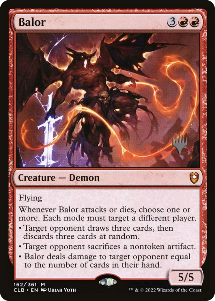 Balor (PPLCI-162P) [Battle for Baldur's Gate Promos]: (stamped, promo)