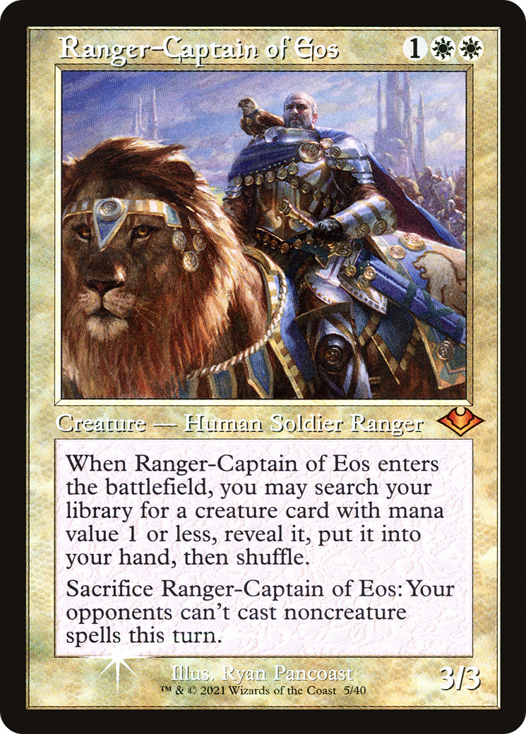 Ranger-Captain of Eos (MH1-005) [Modern Horizons 1 Timeshifts] Foil