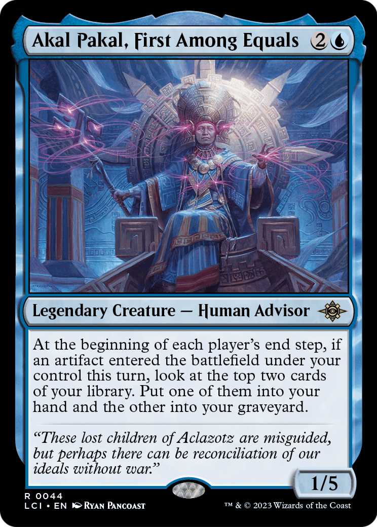 Akal Pakal, First Among Equals (LCI-044) [The Lost Caverns of Ixalan] Foil