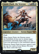 Annie Flash, the Veteran (PRE-190S) [Outlaws of Thunder Junction Promos] Foil