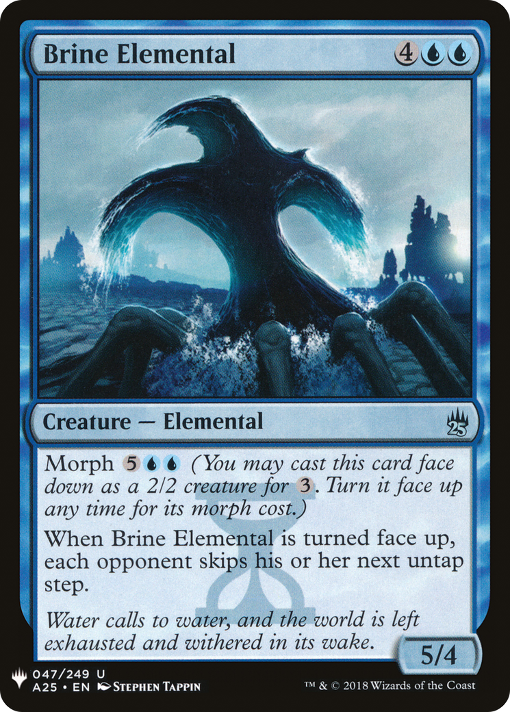 Brine Elemental (LIST-A25-47) [The List]