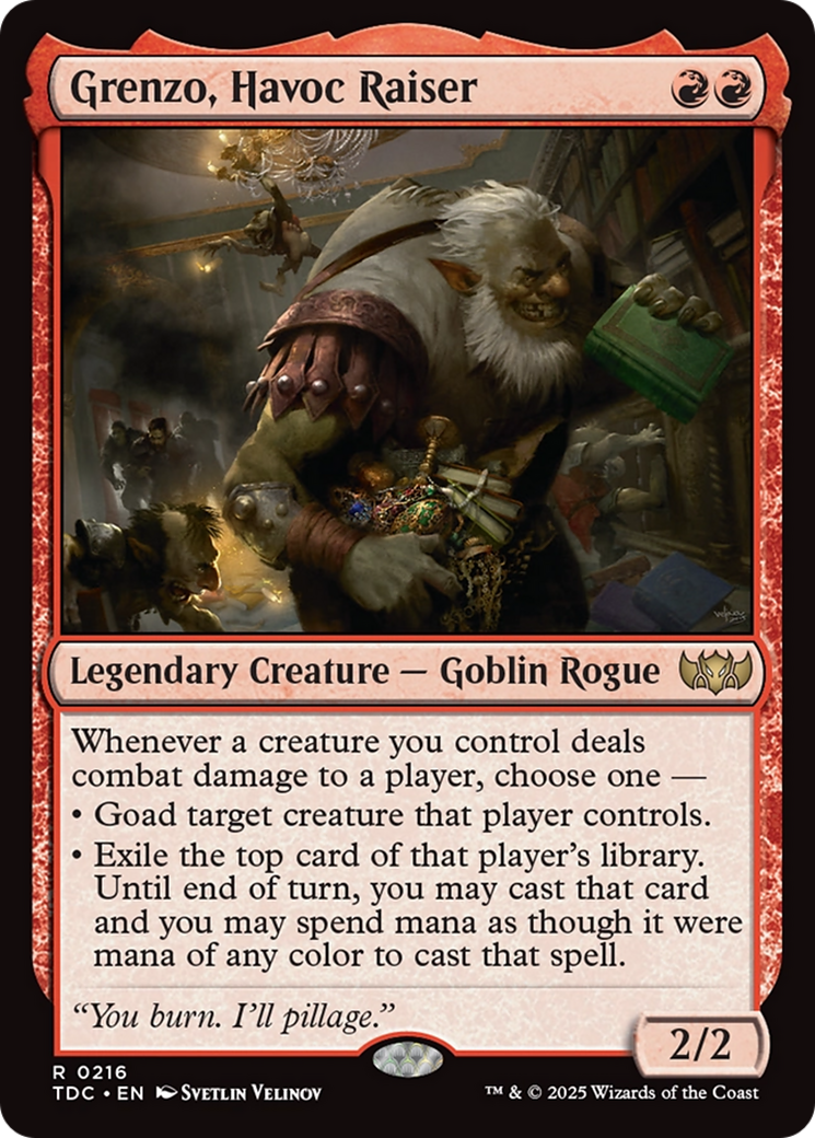 Grenzo, Havoc Raiser (TDC-216) [Commander: Tarkir: Dragonstorm]