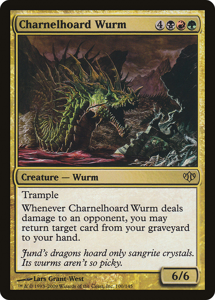 Charnelhoard Wurm (CON-100) [Conflux] Foil