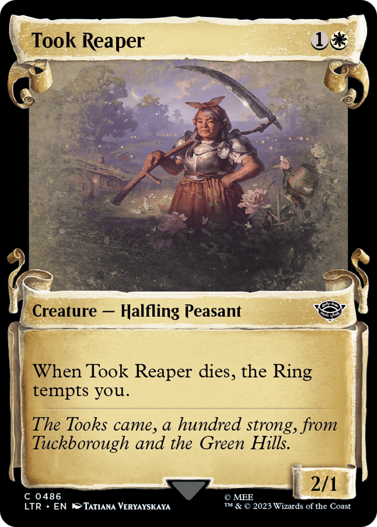 Took Reaper (Showcase Scrolls) (LTR-486) [The Lord of the Rings: Tales of Middle-earth]