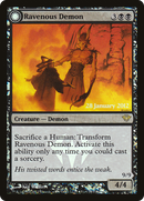 Ravenous Demon // Archdemon of Greed (PRE-71★) [Dark Ascension Promos]: (Double Faced Transform) Foil