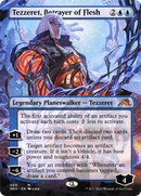 Tezzeret, Betrayer of Flesh (Borderless) (NEO-304) [Kamigawa: Neon Dynasty]