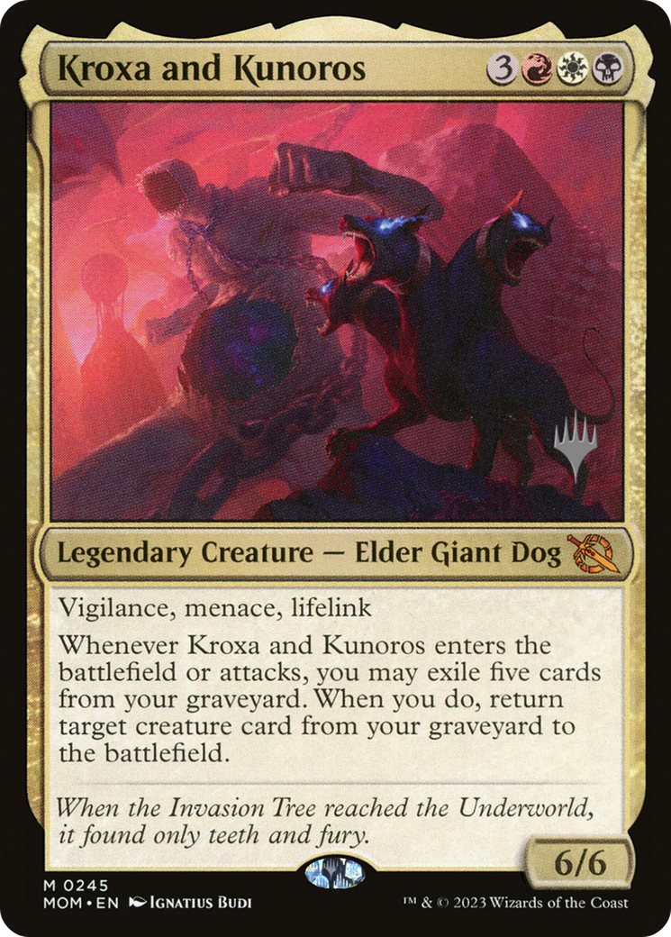 Kroxa and Kunoros (PPMOM-245P) [March of the Machine Promos] Foil