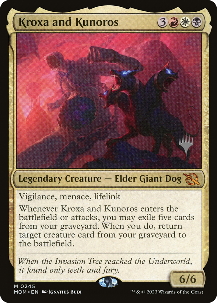 Kroxa and Kunoros (PPMOM-245) [Promo Pack: March of the Machine Promos]