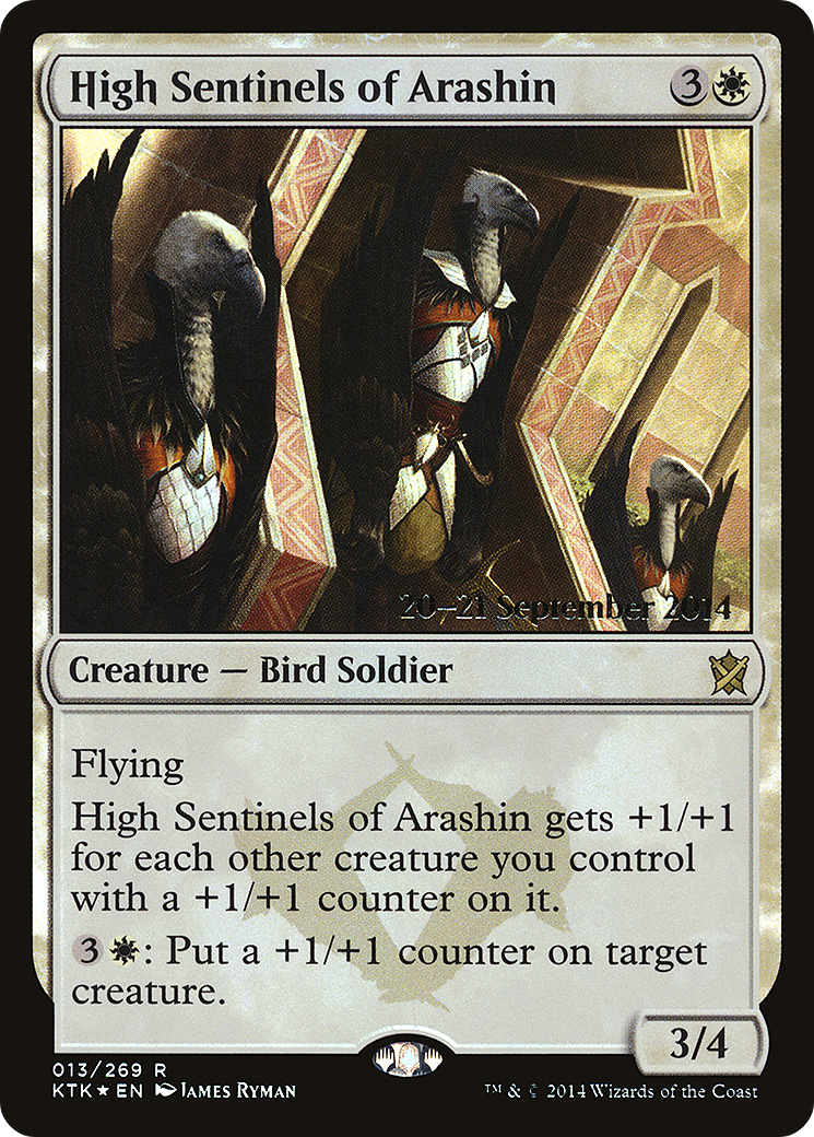 High Sentinels of Arashin (PRE-13S) [Khans of Tarkir Promos] Foil