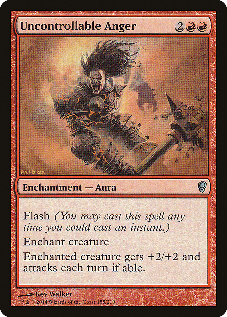 Uncontrollable Anger (CNS-155) [Conspiracy] Foil