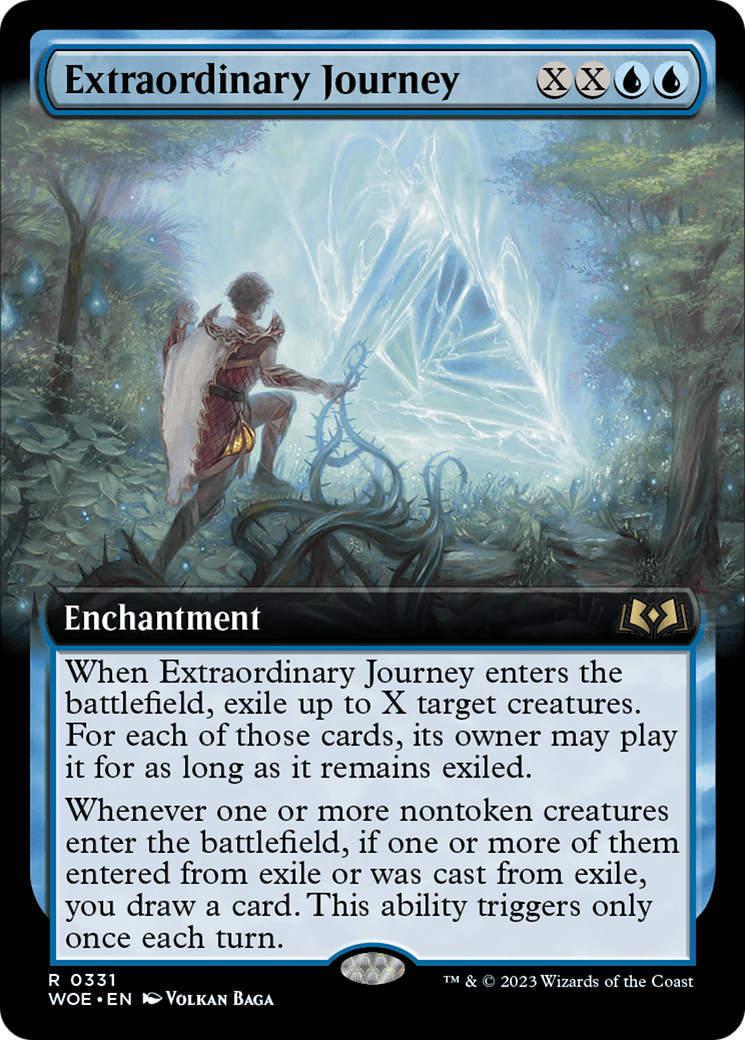 Extraordinary Journey (WOE-331) [Wilds of Eldraine]: (Extended Art)