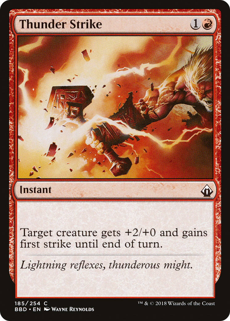 Thunder Strike (BBD-185) [Battlebond] Foil