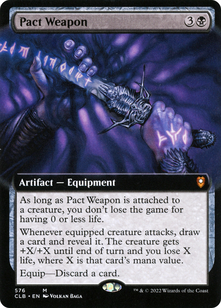 Pact Weapon (CLB-576) [Commander Legends: Battle for Baldur's Gate]: (Extended Art)
