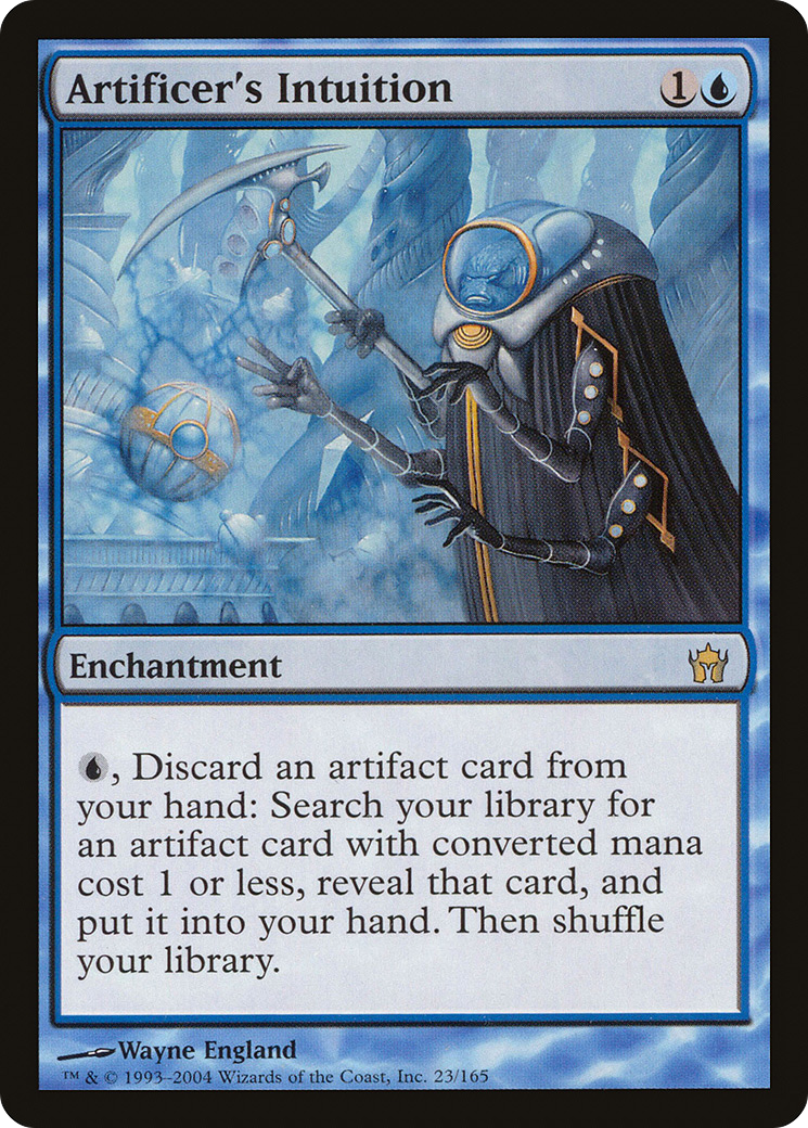 Artificer's Intuition (5DN-023) [Fifth Dawn] Foil