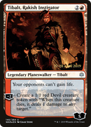 Tibalt, Rakish Instigator (PRE-146S) [War of the Spark Promos] Foil