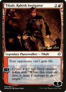 Tibalt, Rakish Instigator (PRE-146S) [War of the Spark Promos] Foil
