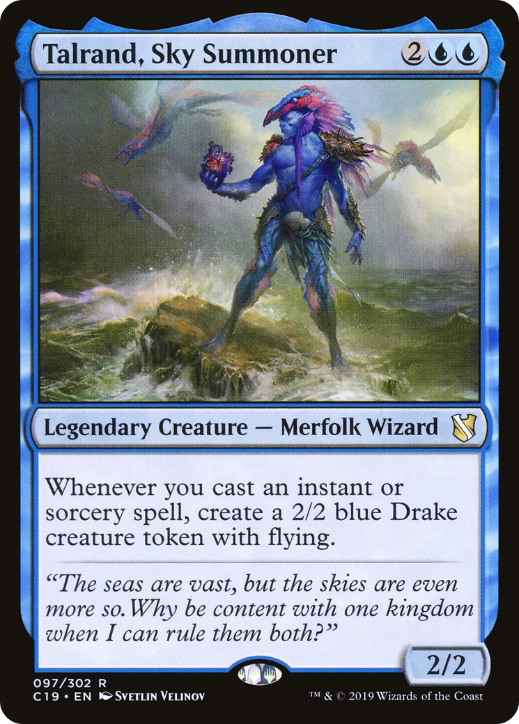 Talrand, Sky Summoner (C19-097) [Commander 2019]