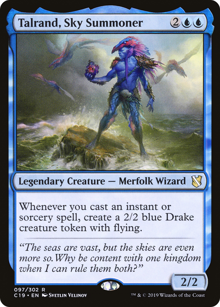 Talrand, Sky Summoner (C19-097) [Commander 2019]