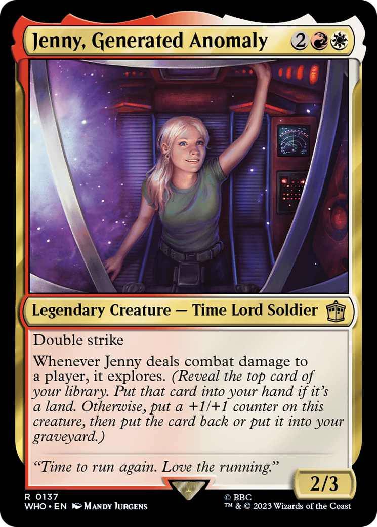 Jenny, Generated Anomaly (WHO-137) [Doctor Who]