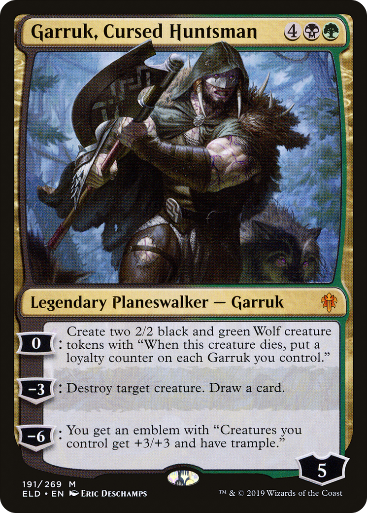Garruk, Cursed Huntsman (ELD-191) [Throne of Eldraine]