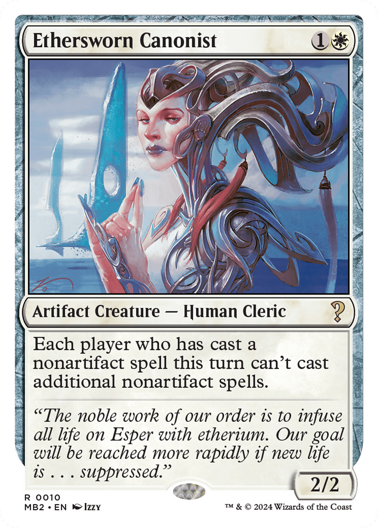 Ethersworn Canonist (MB2-010) [Mystery Booster 2]