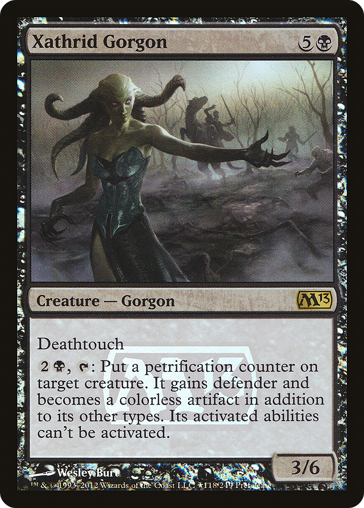 Xathrid Gorgon (PRE-118★) [Magic 2013 Promos] Foil