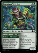 Ferocious Werefox // Guard Change (WOE-170) [Wilds of Eldraine] Foil