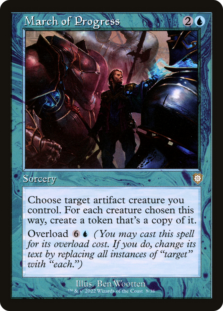March of Progress (Retro Frame) (BRC-008) [The Brothers' War Commander]