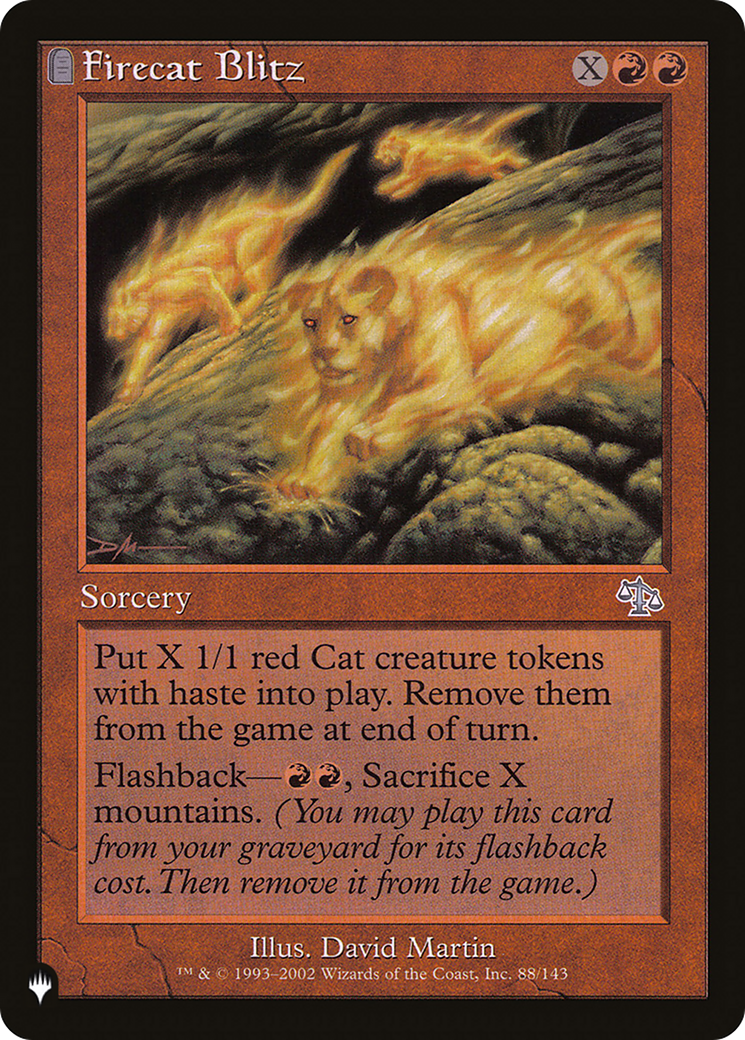 Firecat Blitz (LIST-JUD-88) [The List]: (tombstone)