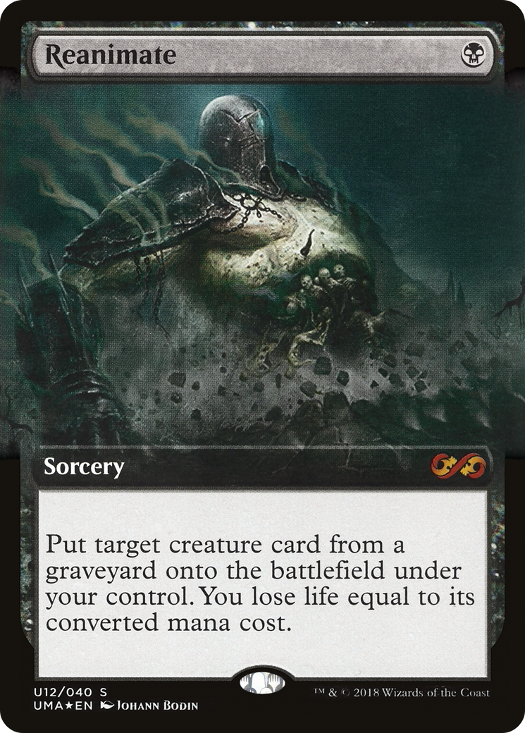 Reanimate (UMA:BT-U12) (Extended Art) [Ultimate Box Topper] Foil