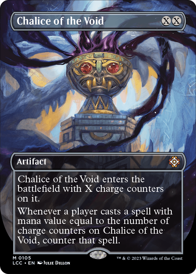 Chalice of the Void (Borderless) (LCC-105) (Borderless) [The Lost Caverns of Ixalan Commander]