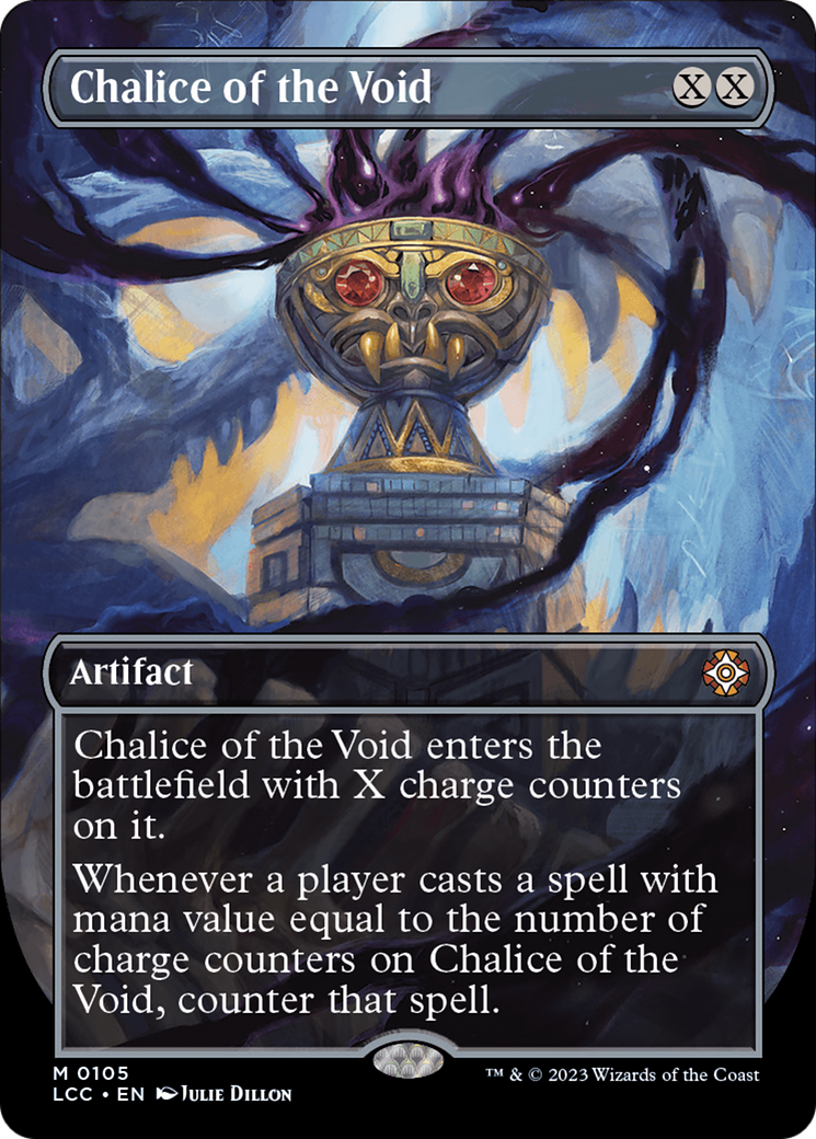 Chalice of the Void (LCC-105) [The Lost Caverns of Ixalan Commander] (Borderless) Foil