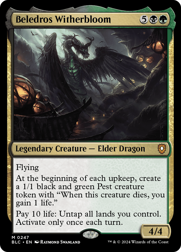 Beledros Witherbloom (BLC-247) [Bloomburrow Commander]