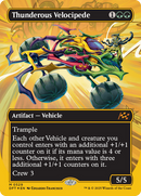 Thunderous Velocipede (DFT-529) [Aetherdrift] (Borderless) Foil