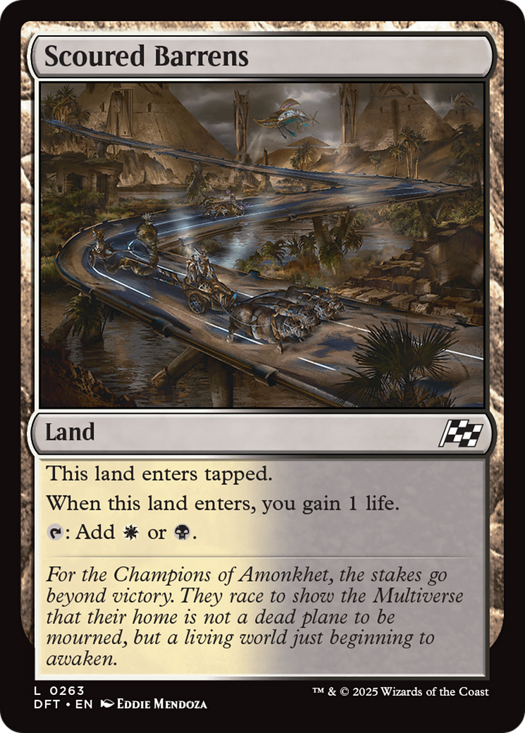 Scoured Barrens (DFT-263) [Aetherdrift] Foil