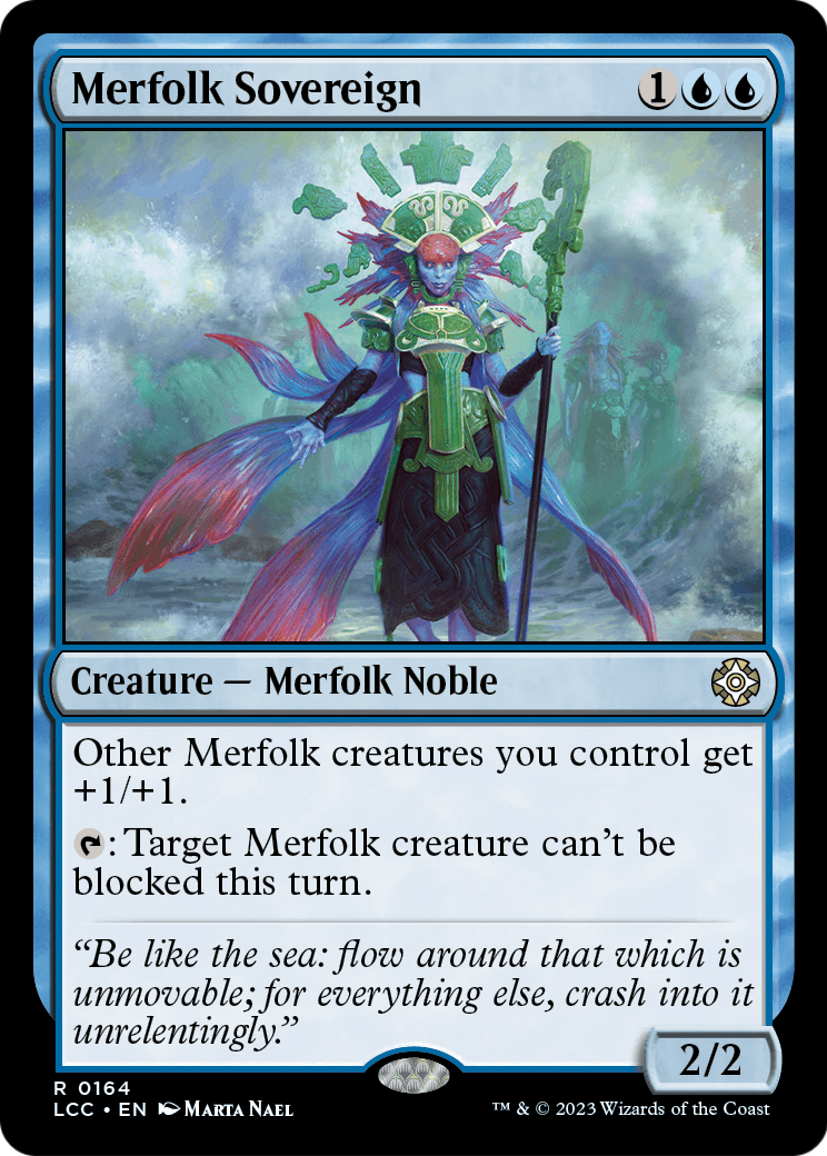 Merfolk Sovereign (LCC-164) [The Lost Caverns of Ixalan Commander]