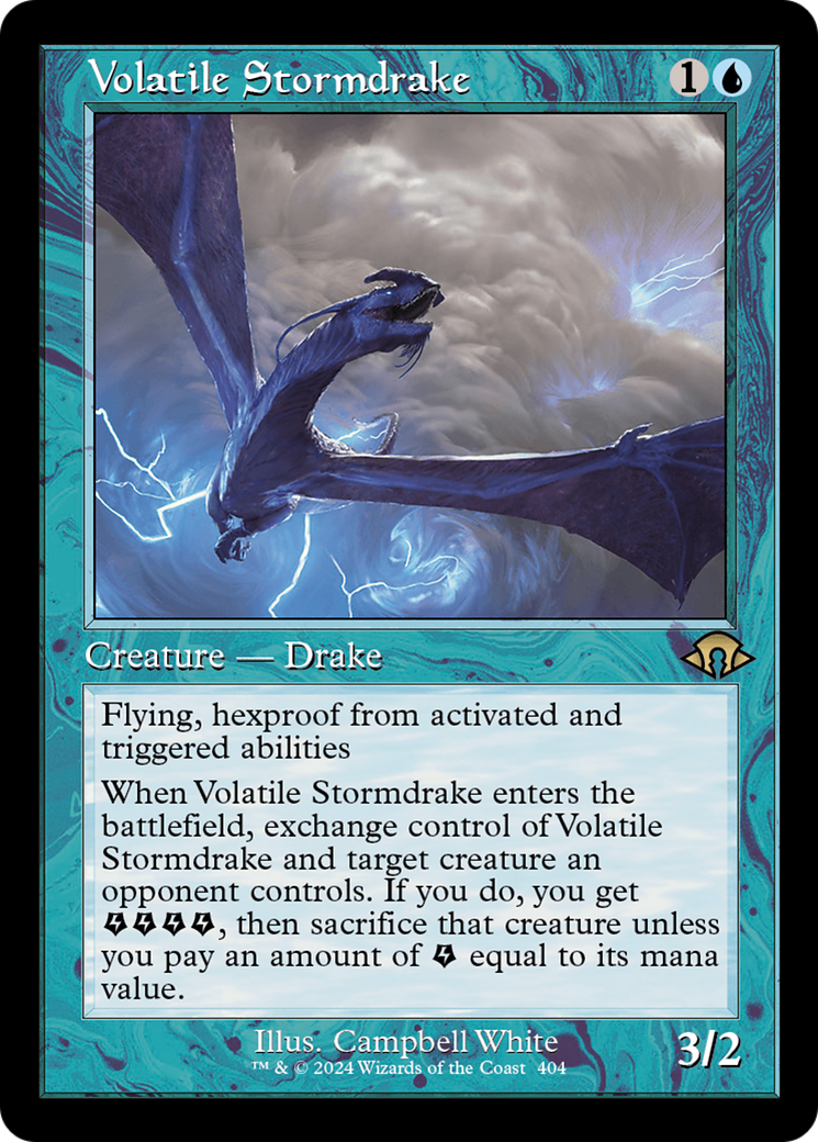 Volatile Stormdrake (MH3-404) [Modern Horizons 3] Foil