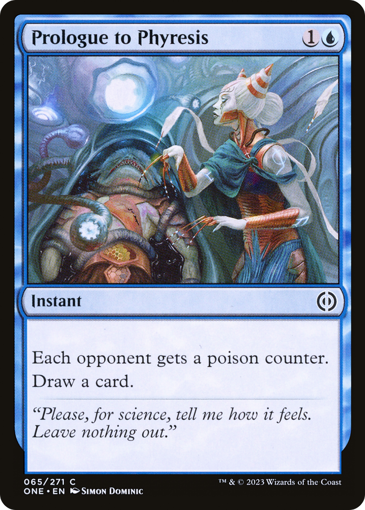 Prologue to Phyresis (ONE-065) [Phyrexia: All Will Be One] Foil