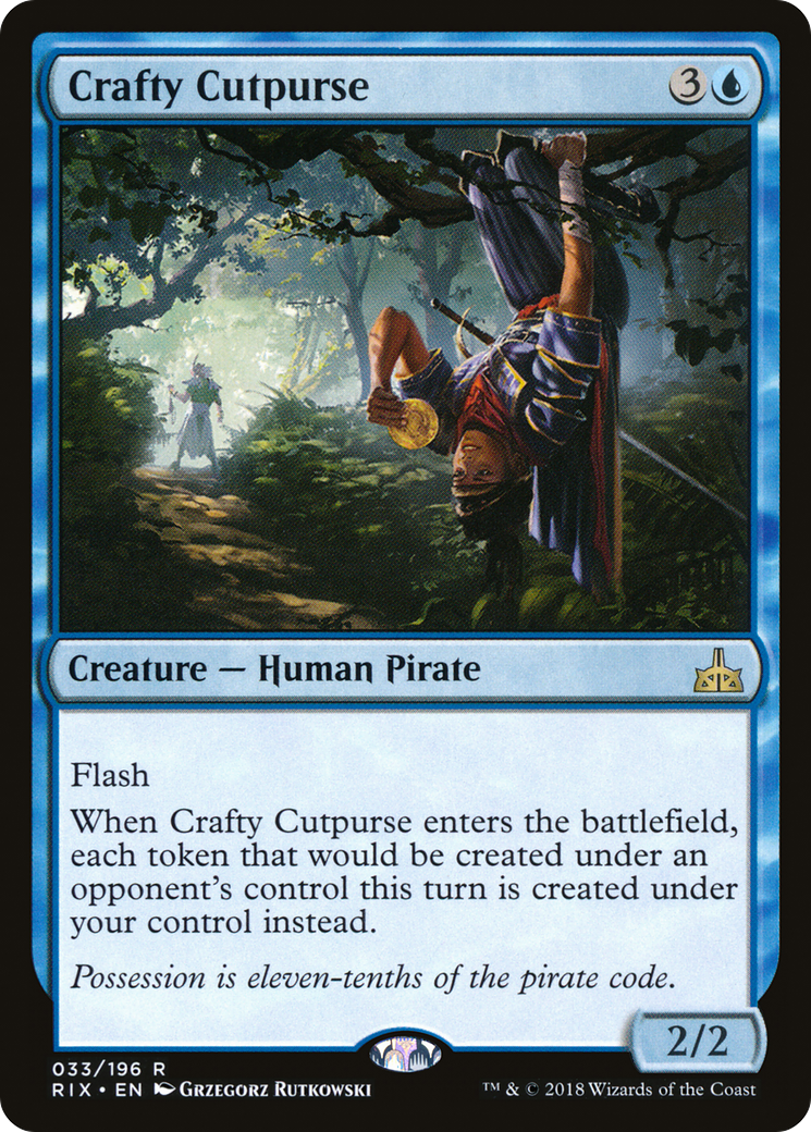 Crafty Cutpurse (RIX-033) [Rivals of Ixalan]