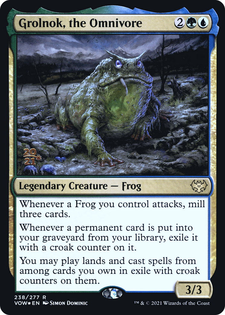 Grolnok, the Omnivore (PRE-238S) [Innistrad: Crimson Vow Promos] Foil