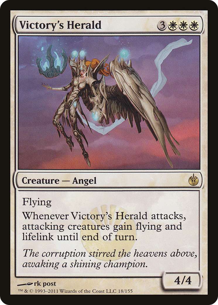 Victory's Herald (MBS-018) [Mirrodin Besieged]