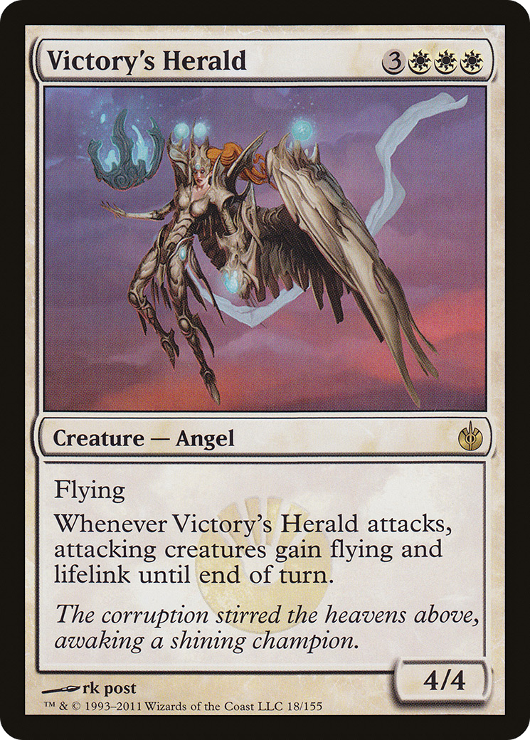Victory's Herald (MBS-018) [Mirrodin Besieged] Foil