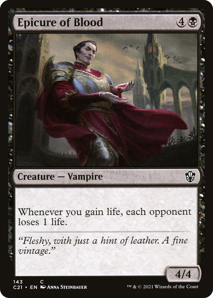 Epicure of Blood (C21-143) [Commander 2021]