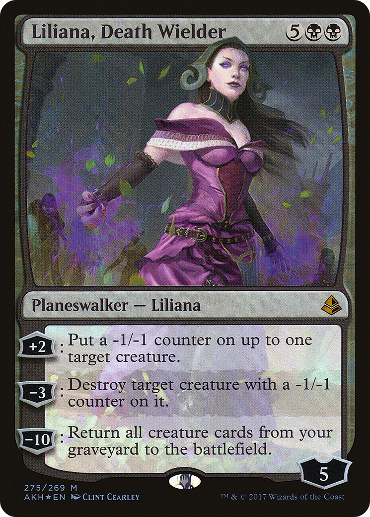 Liliana, Death Wielder (AKH-275) [Amonkhet] Foil