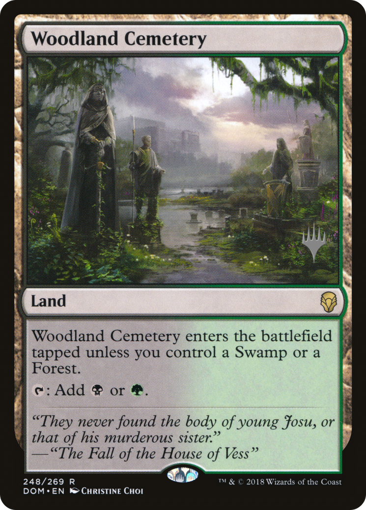 Woodland Cemetery (PPM20-248P) [Dominaria Promos] Foil